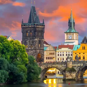 Pick up from Prague airport and drop off at a hotel in Prague city