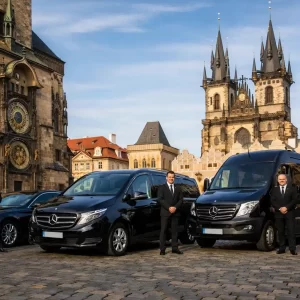 Prague car rental (with driver) for 12 hours