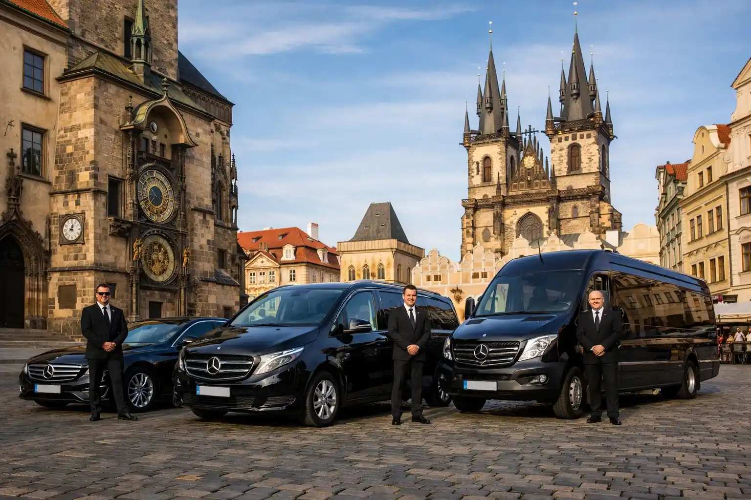 Prague car rental (with driver) for 12 hours